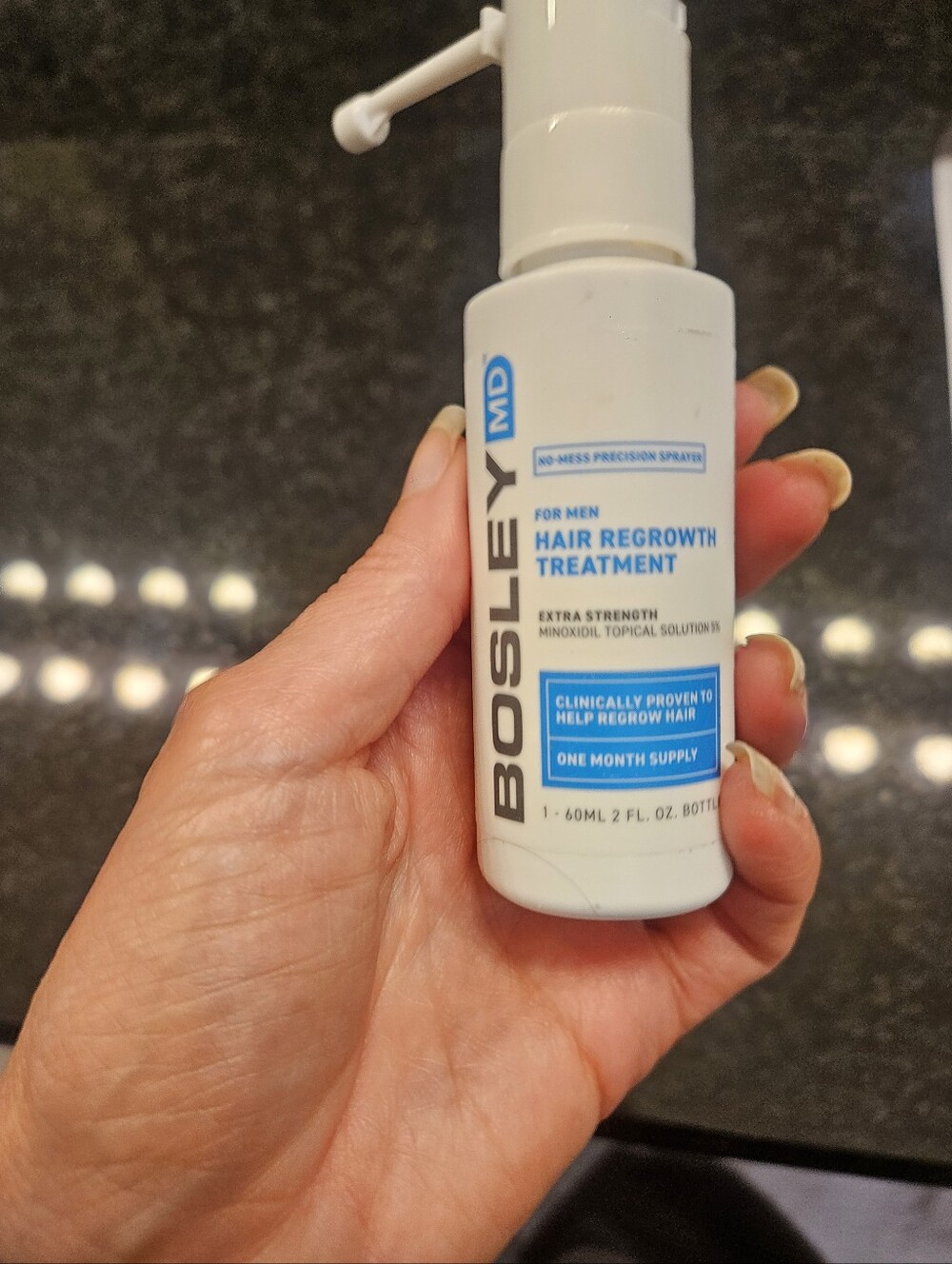 BosleyMD Hair Regrowth Treatment Spray for Men. New Without Box